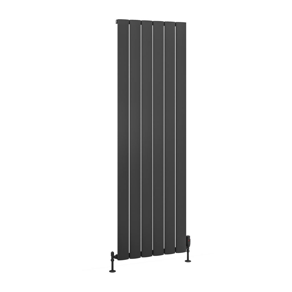 Malmesbury 1800 x 565 Aluminium Radiator Matt Anthracite