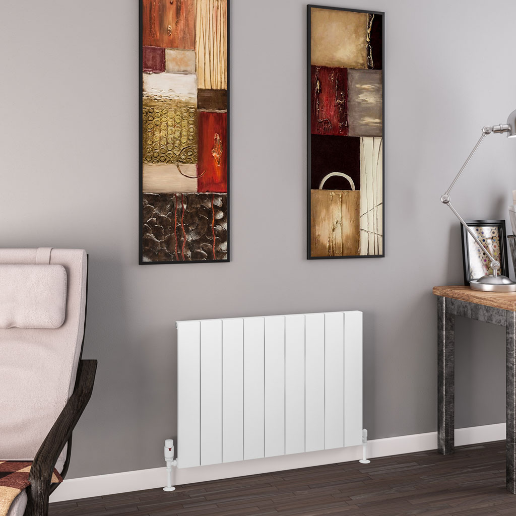 Charlton 600 x 850 Aluminium Radiator Matt White