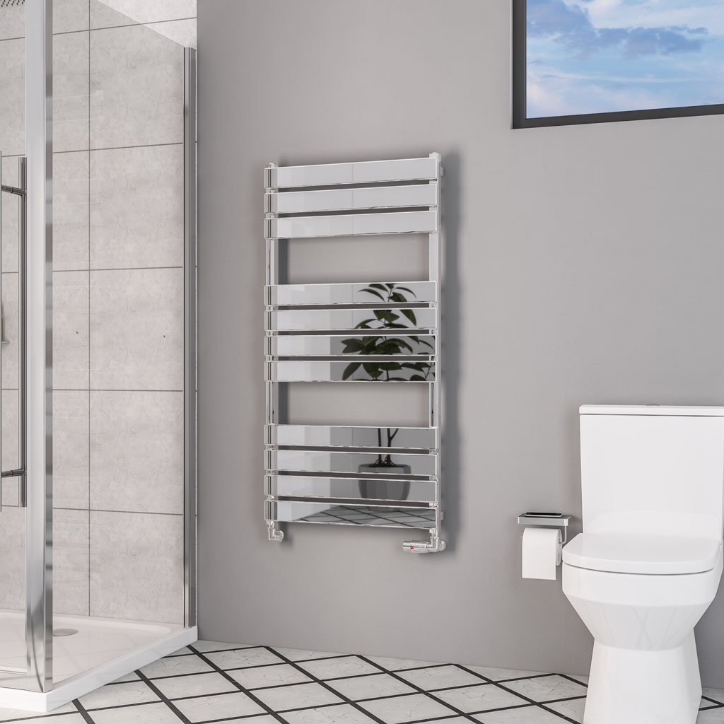 Deddington 1200 x 600 Towel Rail Chrome