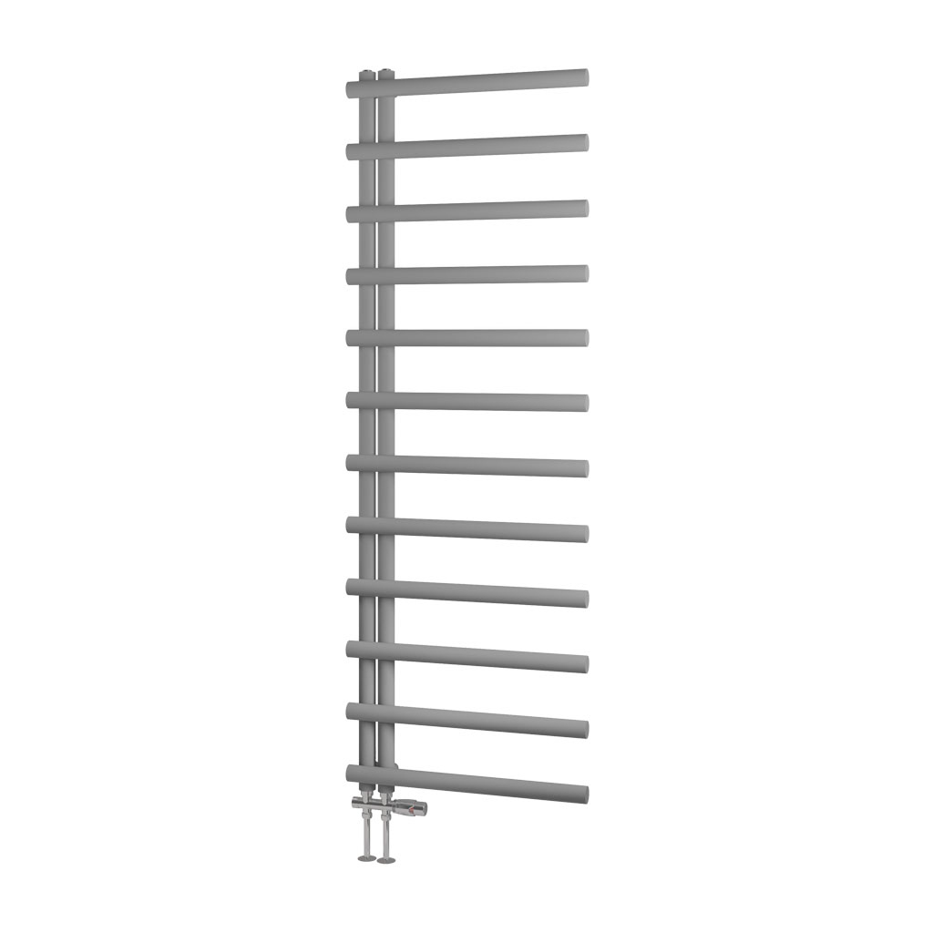 Marlow E-Style 1750 x 600 Towel Rail Matt Grey