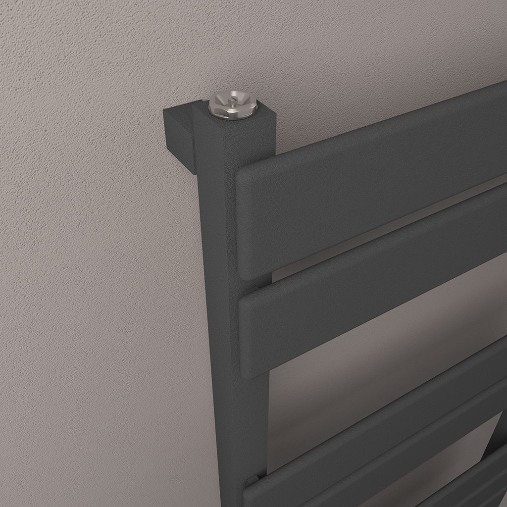 Deddington 1200 x 600 Towel Rail Matt Anthracite