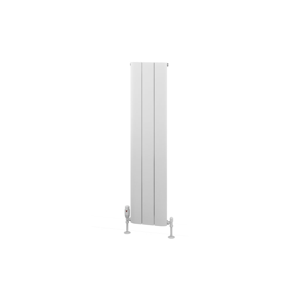 Withington 1200 x 280 Aluminium Radiator Matt White