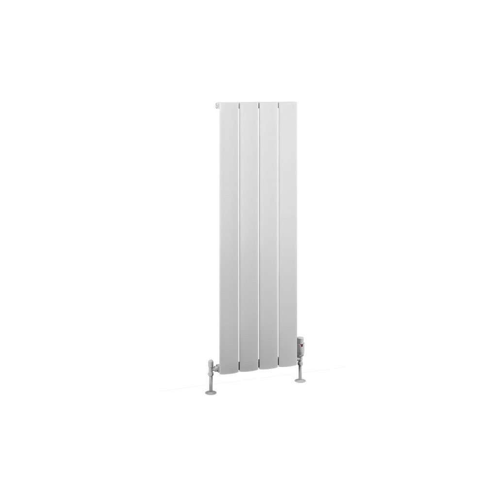 Malmesbury 1200 x 375 Aluminium Radiator Matt White