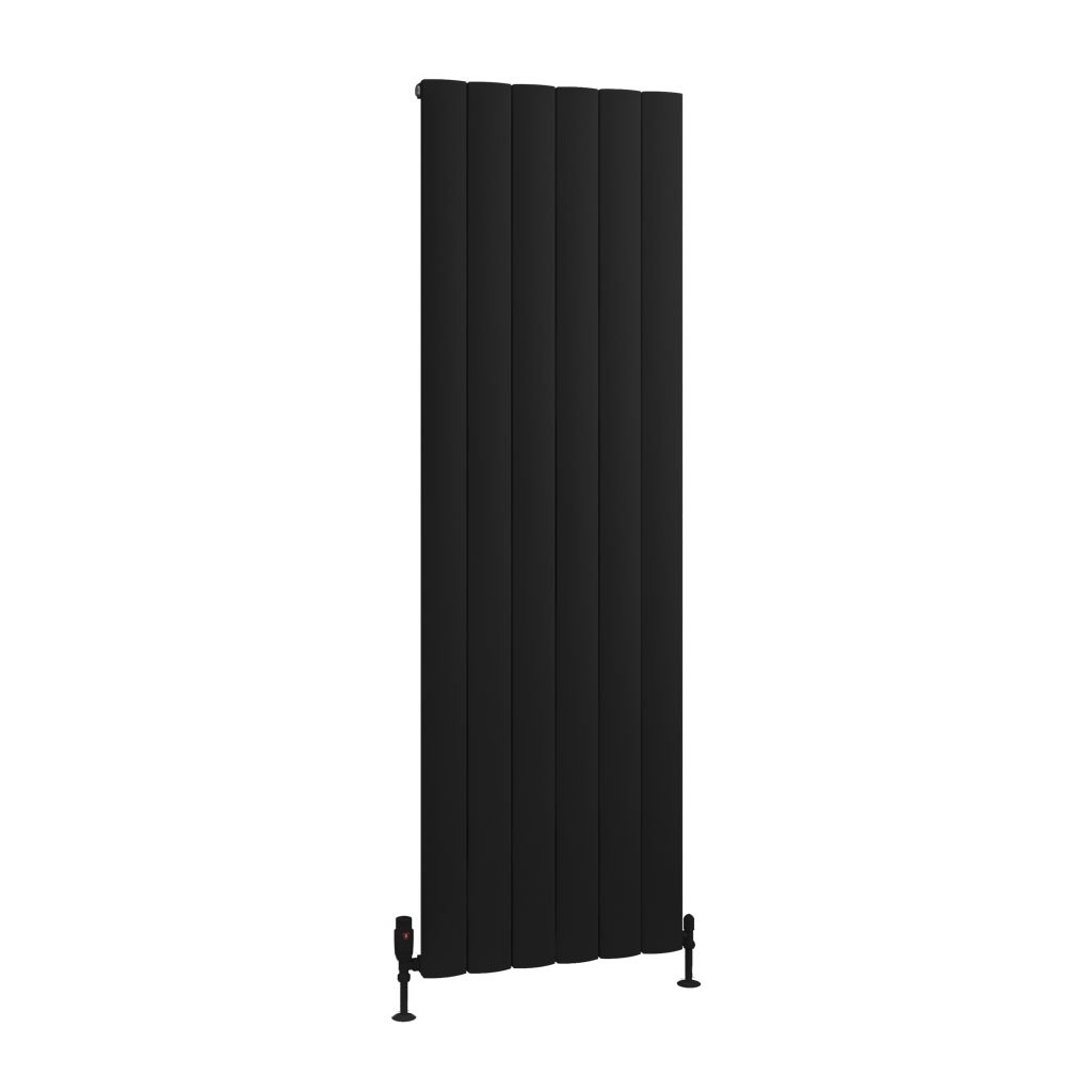 Tordino 1800 x 565 Aluminium Radiator Matt Black