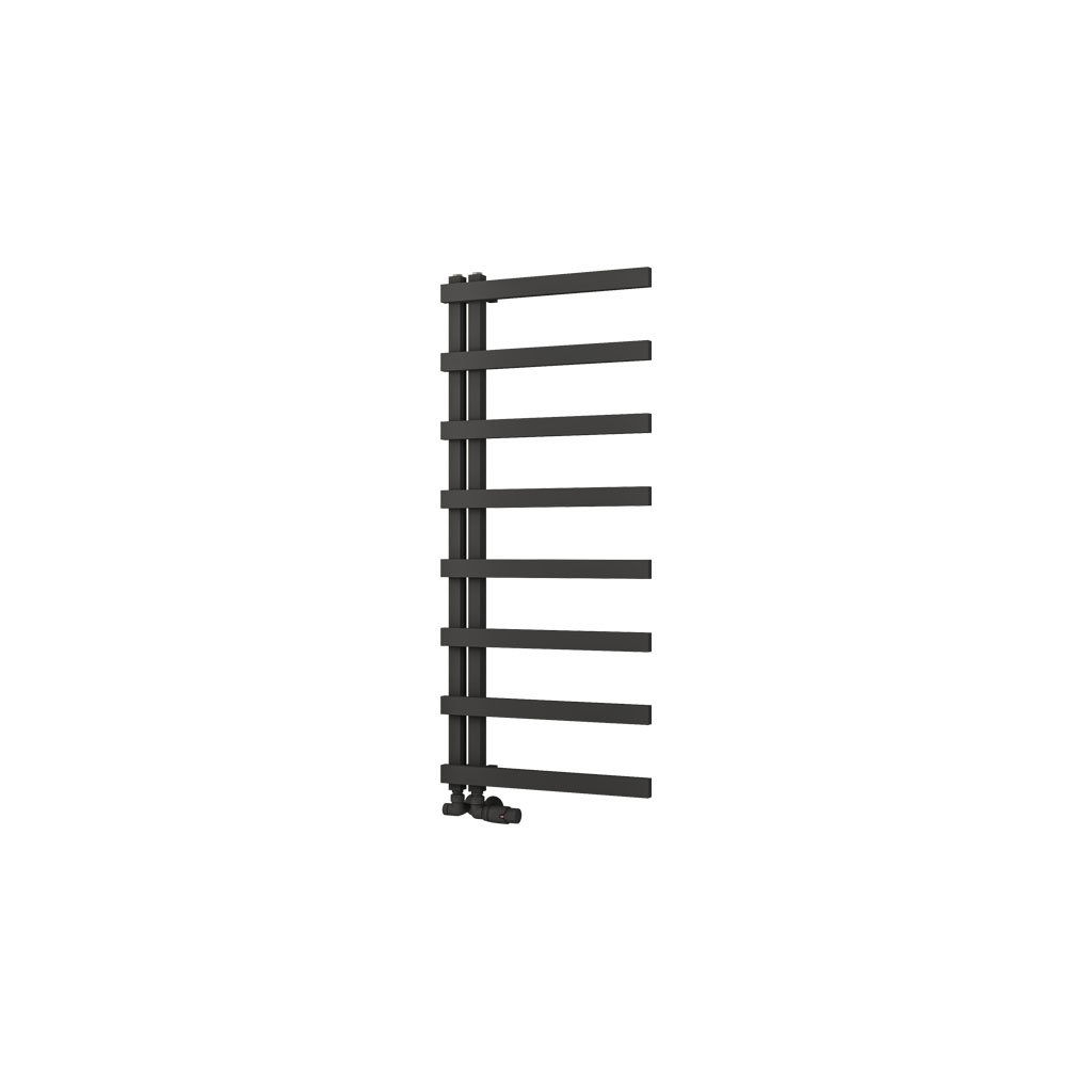 Platani 1150 x 500mm Towel Rail Matt Anthracite