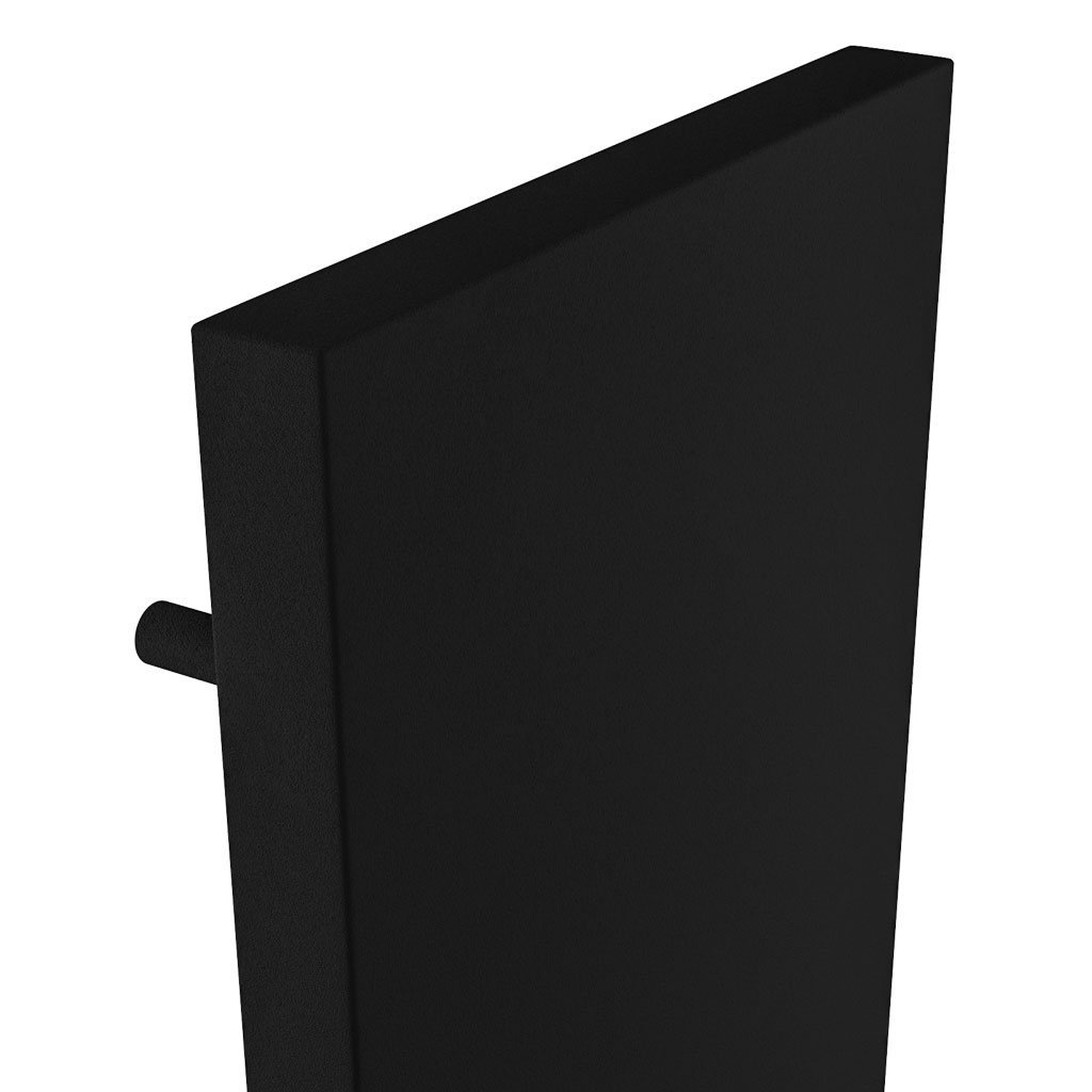 Wingrave 1200 x 510 Flat Panel Radiator Matt Black