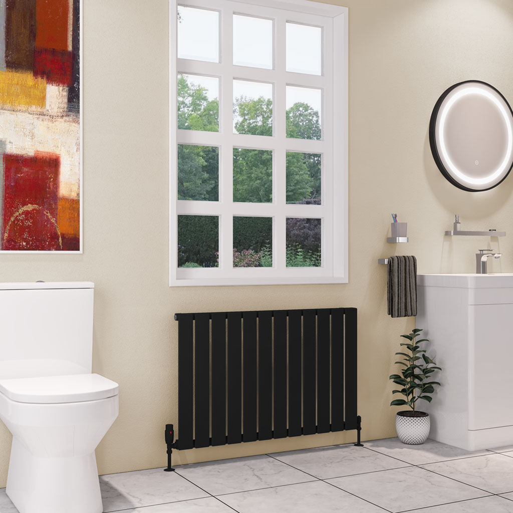 Deddington 600 x 950 Radiator Matt Black