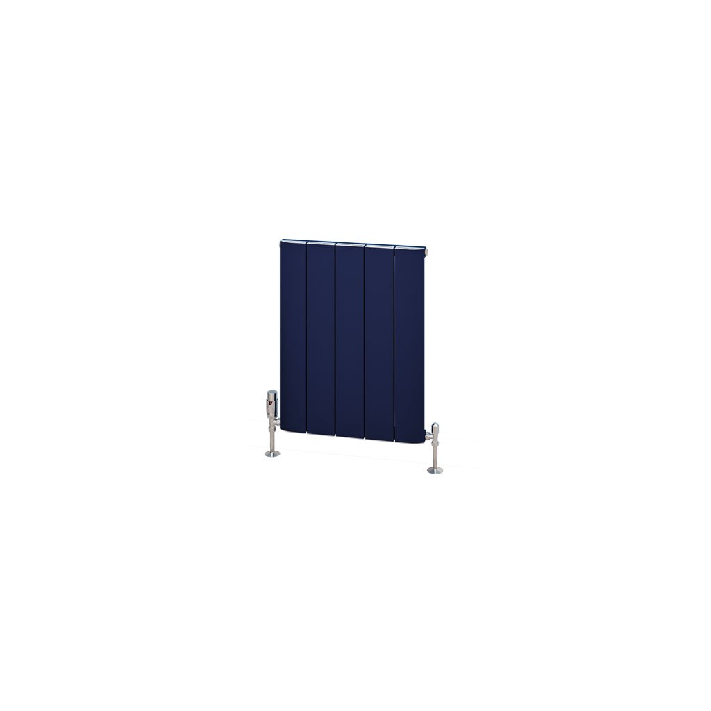 Withington 600 x 470 Aluminium Radiator Matt Cobalt Blue