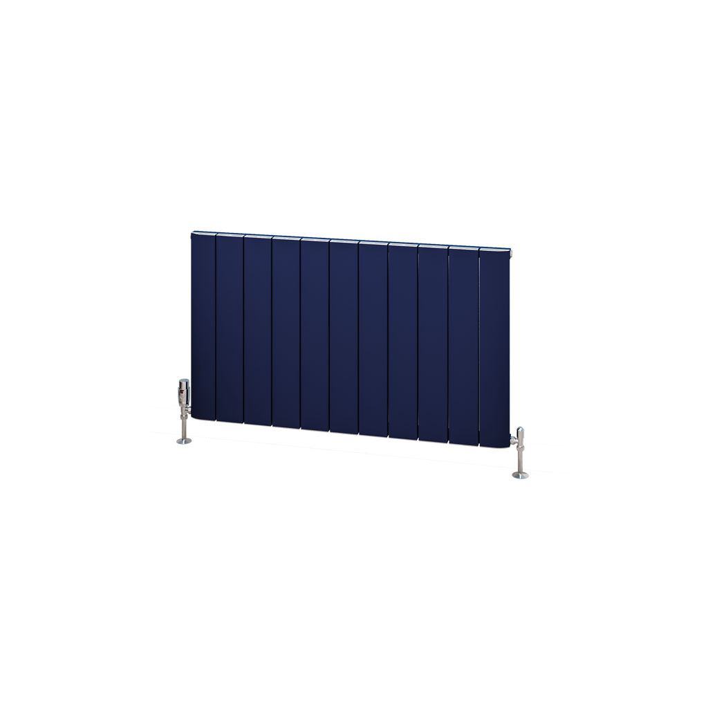 Withington 600 x 1040 Aluminium Radiator Matt Cobalt Blue