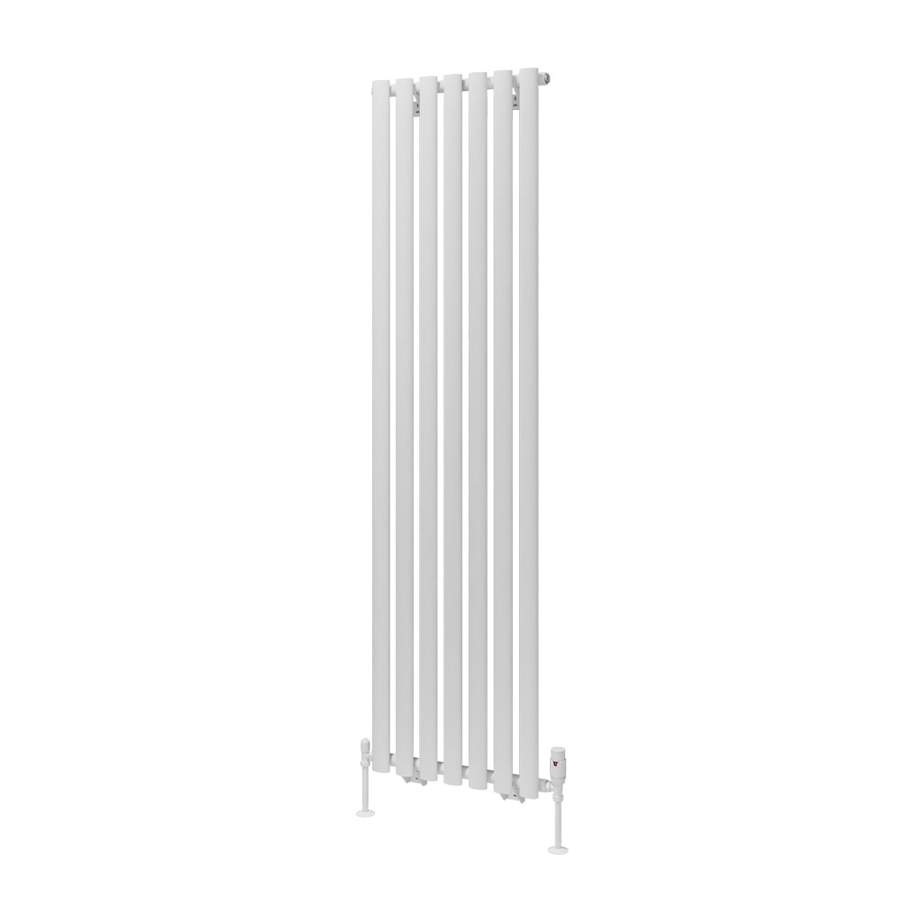 Tunstall 1800 x 490 Radiator Matt White