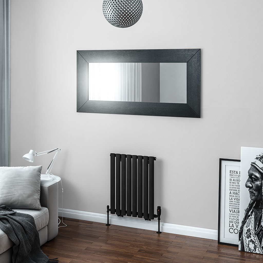 Tunstall 600 x 471 Radiator Matt Black