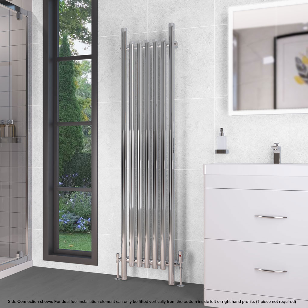 Lambourne 1800 x 420 Radiator Chrome