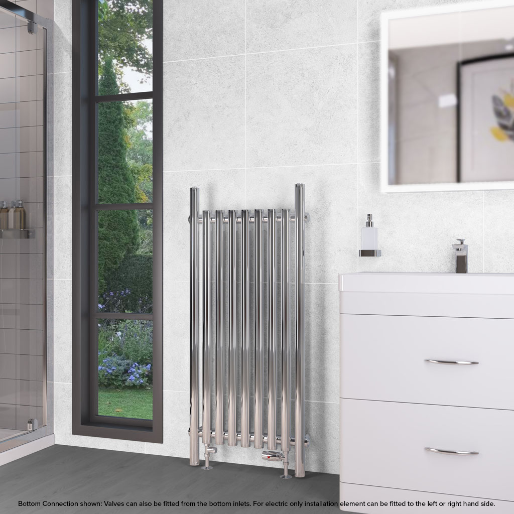 Lambourne 1200 x 540 Radiator Chrome