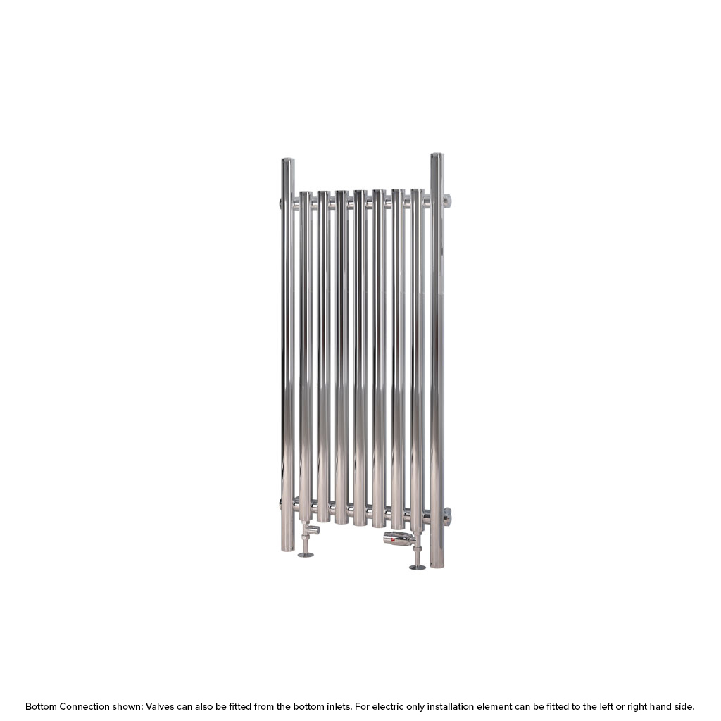 Lambourne 1200 x 540 Radiator Chrome