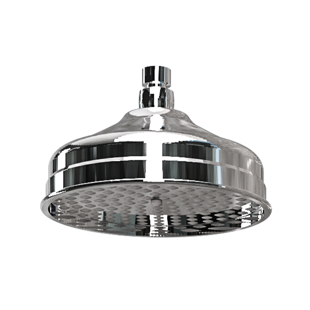 Tec 6" (152mm) Fixed Shower Head - Chrome