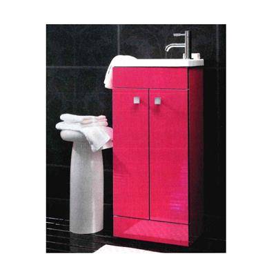 Oslo 39cm Base Unit with Chrome Trim Pink