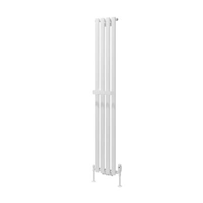 Tunstall V Towel Hanger 280mm Matt White