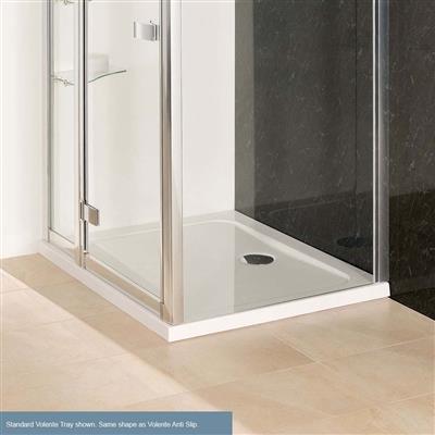 Volente Plan B ABS 1700mm x 800mm Rectangular Stone Resin Shower Tray - White