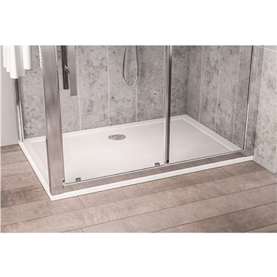  Corsair 1300 x 760mm 25mm Rectangular Shower Tray - White 