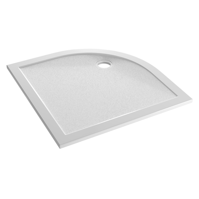  Corsair Anti-Slip 800x800mm Quad 25mm Shower Tray - White 