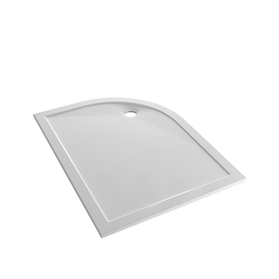  Corsair Anti-Slip 1200 x 900mm Offset Quad Right Hand (RH) 25mm Shower Tray - White 