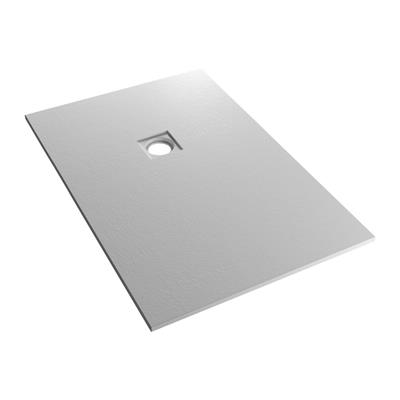  Crossland  1200 x 900mm Rectangular  Shower Tray with Slate Finish - Grey