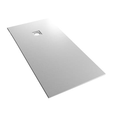  Crossland  1600 x 700mm Rectangular  Shower tray with Slate Finish - Grey