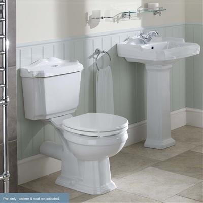 Belgravia Close Coupled WC Pan - White