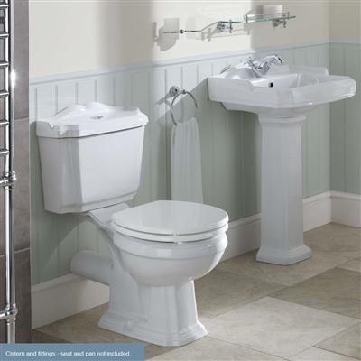 Belgravia Cistern with Fittings - White