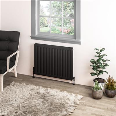 Type 11 Compact Panel Radiator 600 x 800 Matt Black