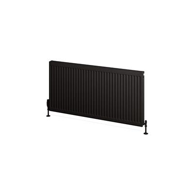 Type 11 Compact Panel Radiator 600 x 1200 Matt Black