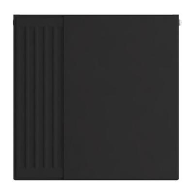 Flat Cover Plate 600 x 600 Matt Black