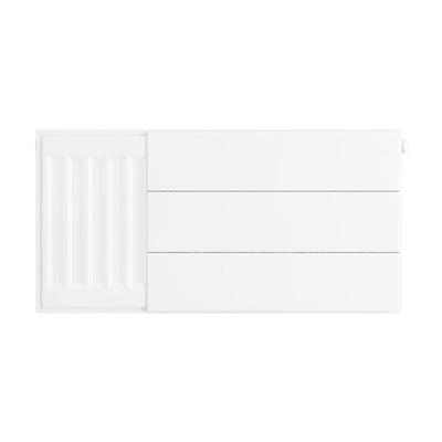 Flat Cover Plate with Lines 300 x 600 Gloss White