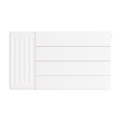 Flat Cover Plate with Lines 400 x 700 Gloss White