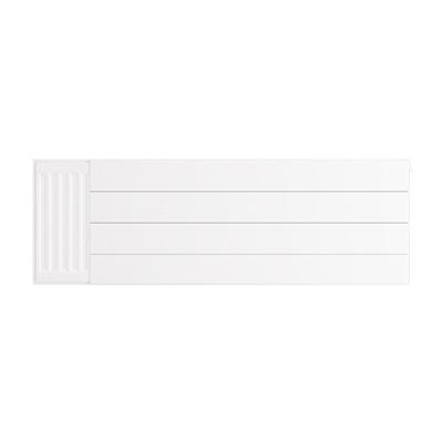 Flat Cover Plate with Lines 400 x 1200 Gloss White