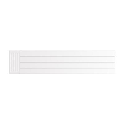 Flat Cover Plate with Lines 400 x 1800 Gloss White