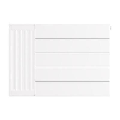 Flat Cover Plate with Lines 500 x 700 Gloss White