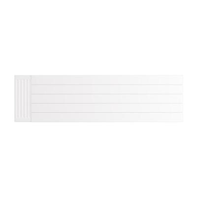 Flat Cover Plate with Lines 500 x 1800 Gloss White