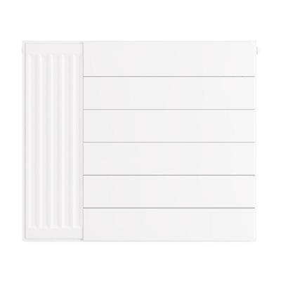 Flat Cover Plate with Lines 600 x 700 Gloss White