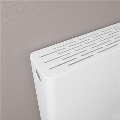 Keynsham Type 22 Panel Radiator 600 x 500 with Flat Designer Cover Gloss White