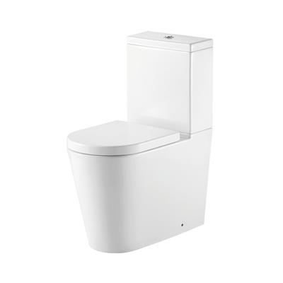 Metro Compact Rimless Close Coupled Modern Toilet with Soft Close