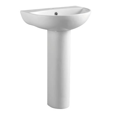 Osterley 47cm x 57cm 1 Tap Hole Ceramic Basin - White