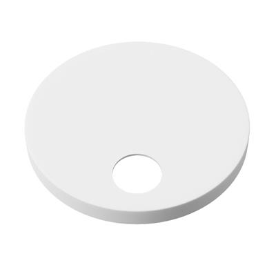 Toilet seat hinged Cover caps and fixings 50mm - Matt White