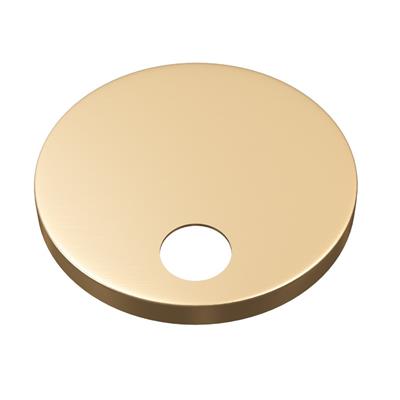 Toilet seat hinged Cover caps and fixings 50mm - Brushed Brass