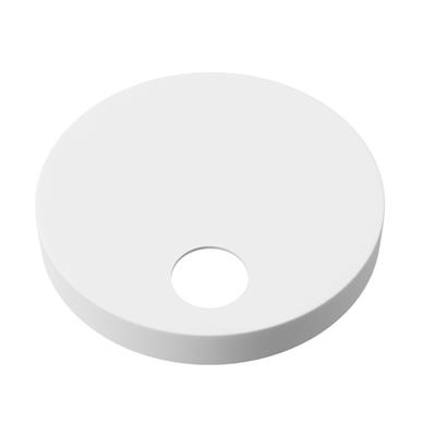 Toilet seat hinged Cover caps and fixings 60mm - Matt White