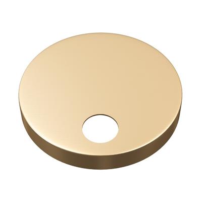 Toilet seat hinged Cover caps and fixings 60mm - Brushed Brass