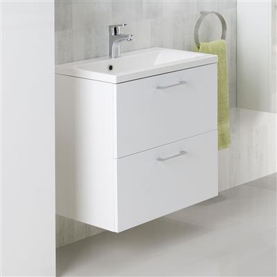 Oslo 58CM Basin Vanity Unit - White