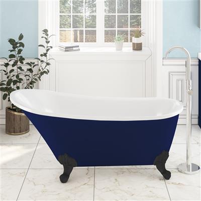 Richmond 1620 x 690 x 760mm (430mm Depth) Freestanding Bath - Blue