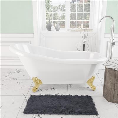 Trowbridge 1560 x 720 x 760mm (410mm Depth) Freestanding Bath - White