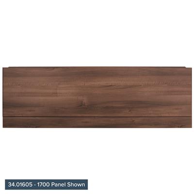 Diamante 800 end panel  800x450-575mm - Dark walnut